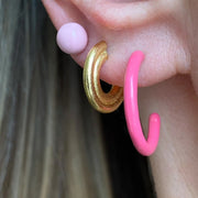 ColorHoopsMediumPairPink__6