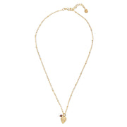 Convinced Garnet Necklace Gold Plated Garnet - LEEF mode en accessoires