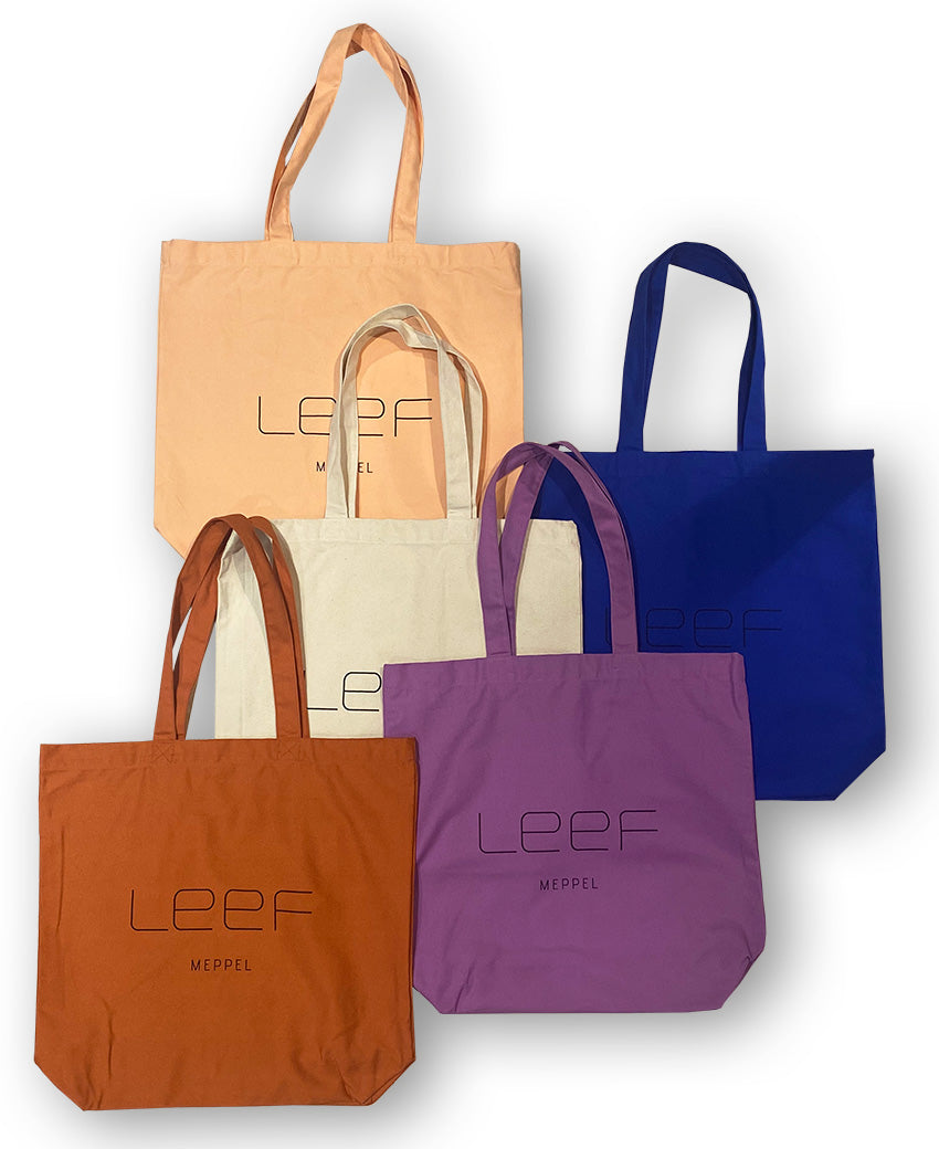 Cotton Bag LEEF Cobalt - LEEF mode en accessoires