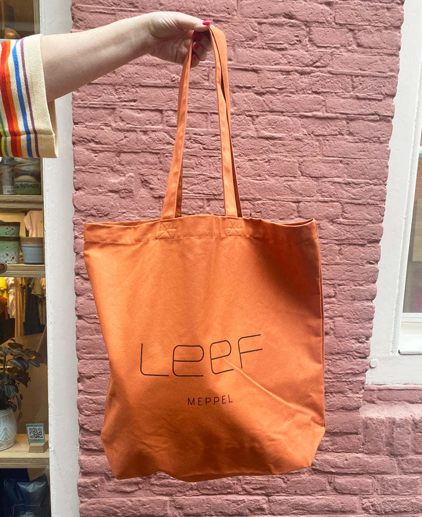 Cotton Bag LEEF Rust - LEEF mode en accessoires