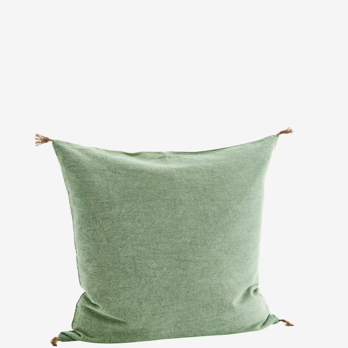 Cotton cushion  (50x50) Moss green - LEEF mode en accessoires