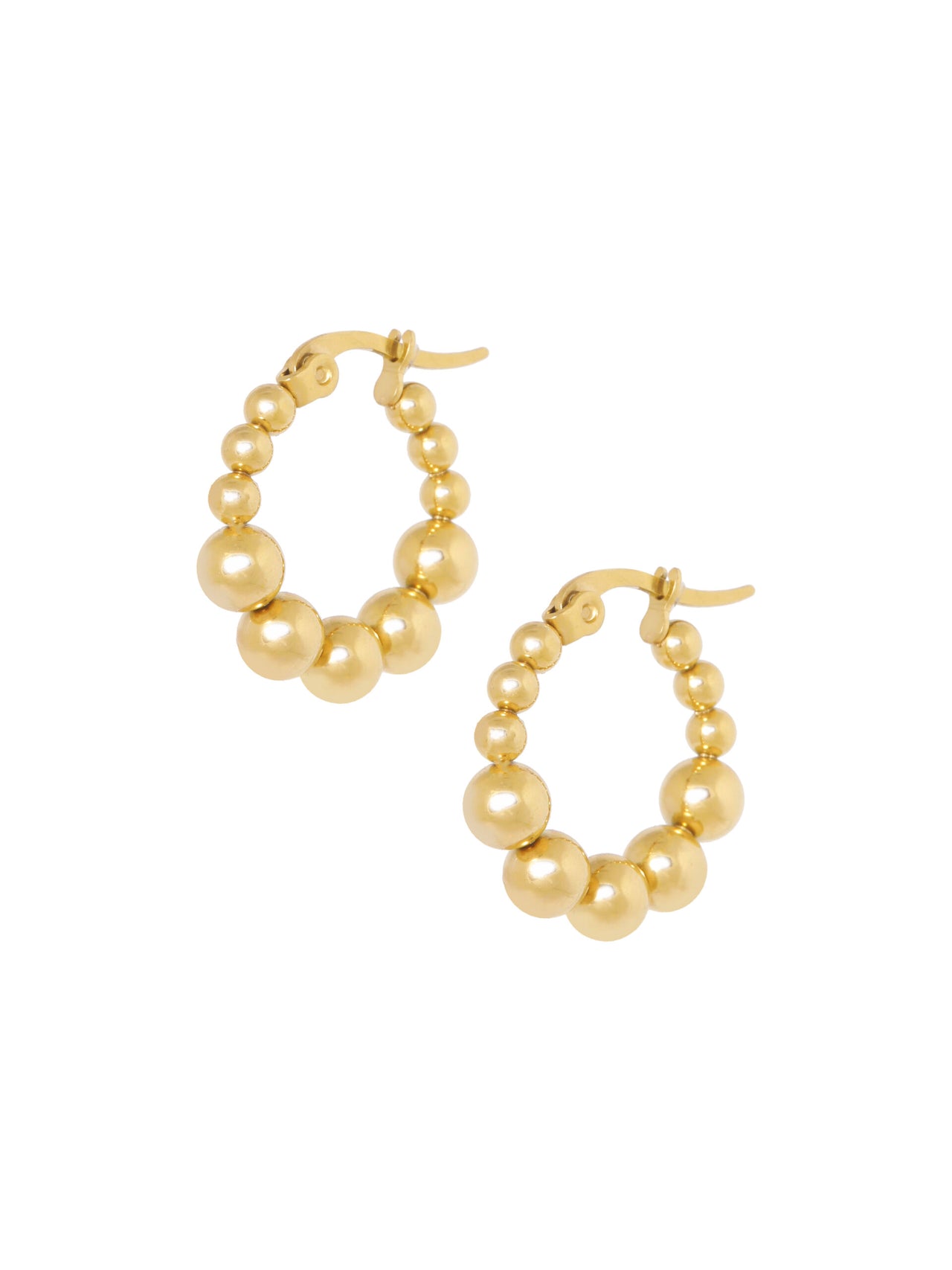 Creolen Ballon d'or goud - LEEF mode en accessoires