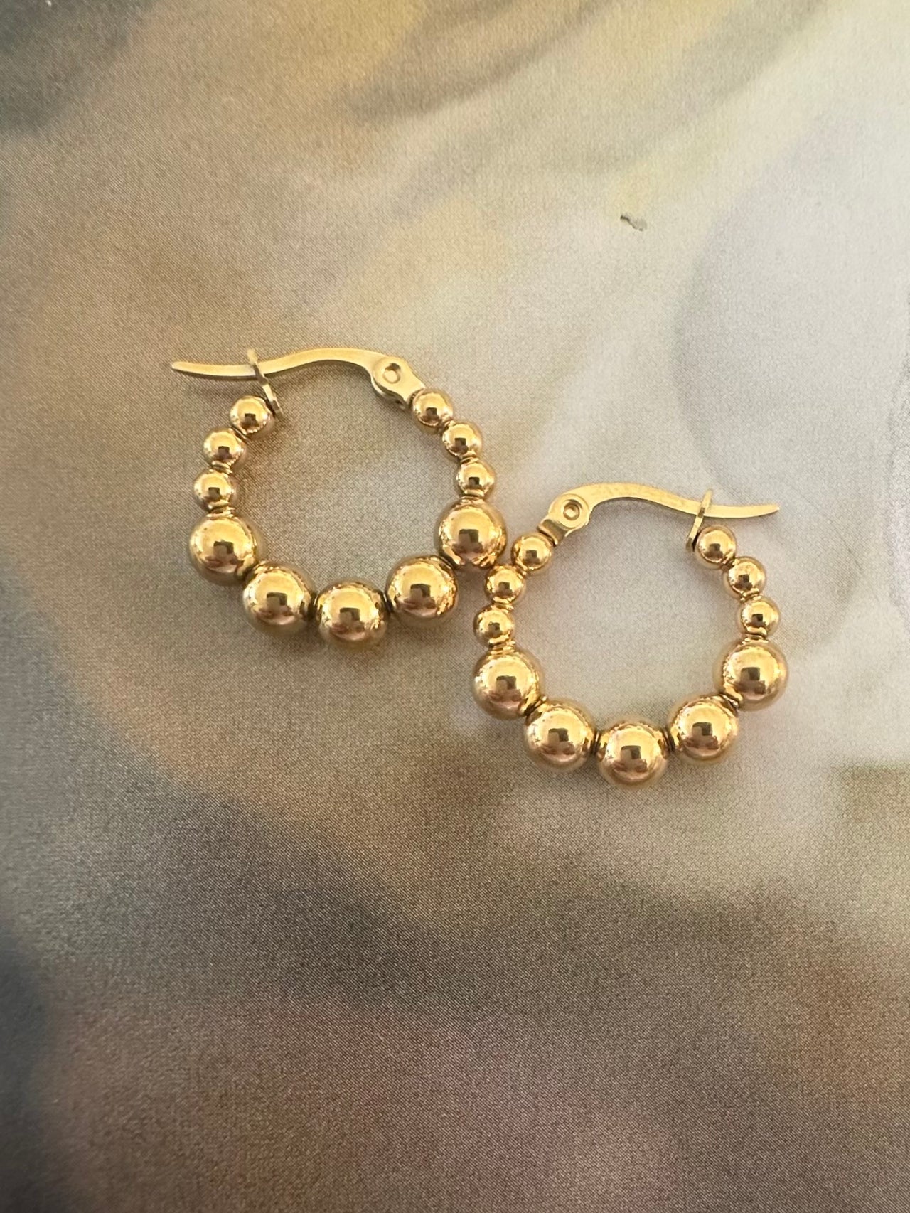 Creolen Ballon d'or goud - LEEF mode en accessoires