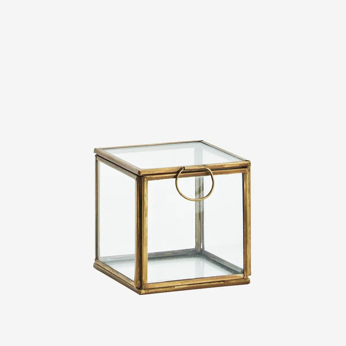 Cube Glass Box Clear