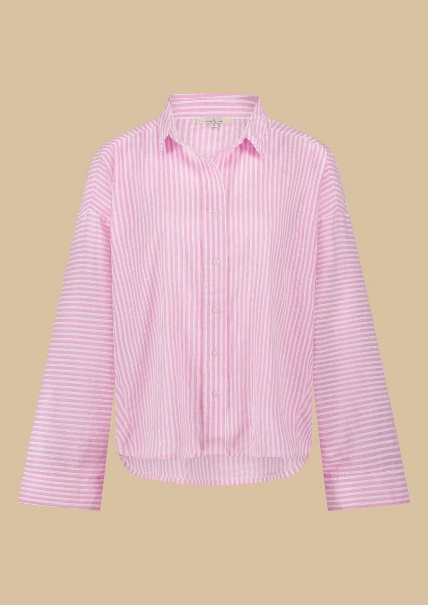 DIONNE BLOUSE 5517 Aurora Pink Stripe