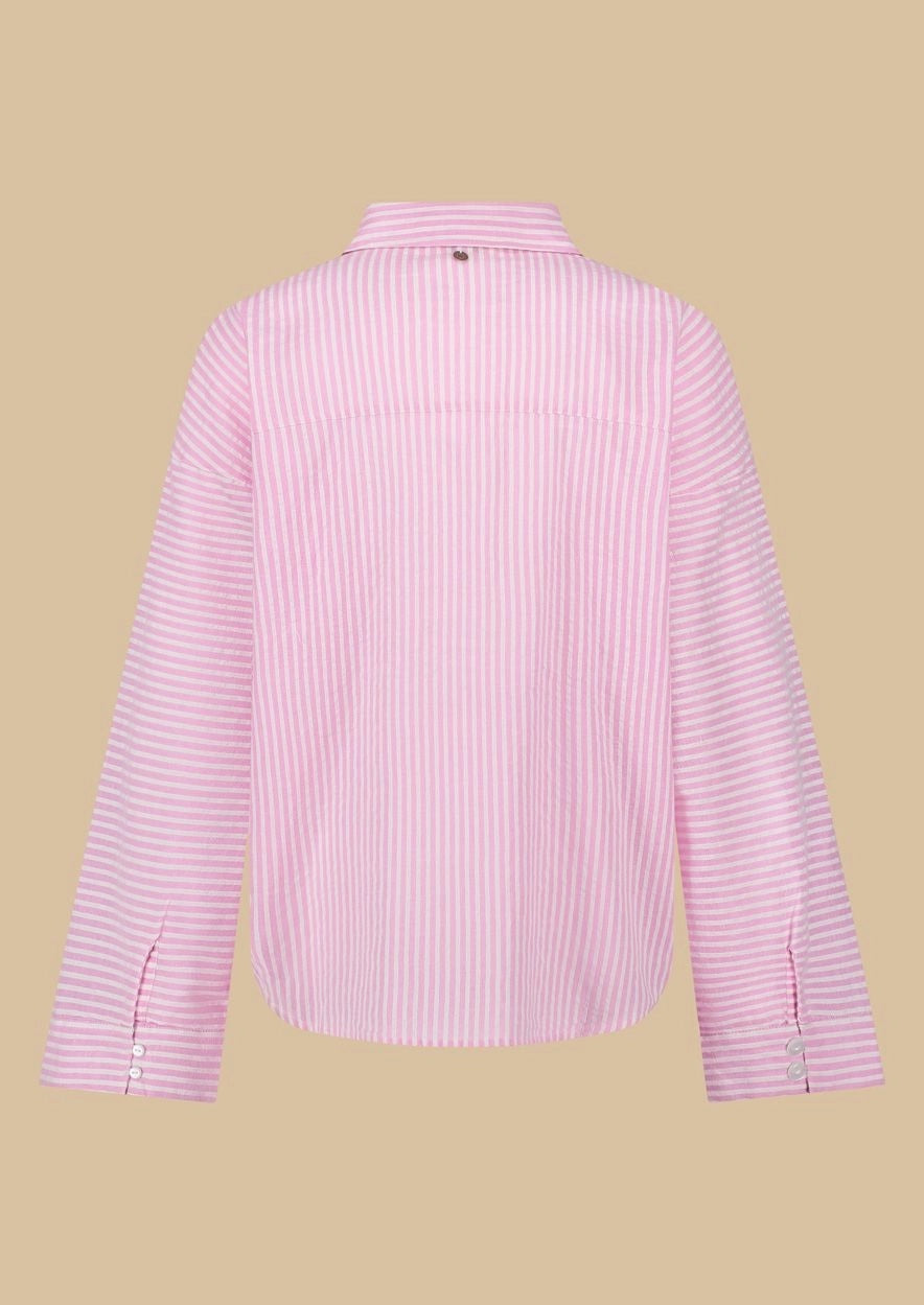 DIONNE BLOUSE 5517 Aurora Pink Stripe