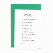 Mr & Ms Flash Daddy Multiple Choices productafbeelding met tekstontwerp