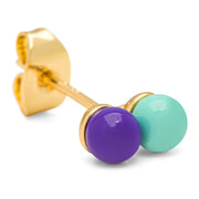 DoubleColorBallEarring1pcsDeepPurple_Mint__4
