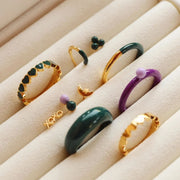 DoubleColorRingGoldPlatedGold_NorthSeaGreen__4