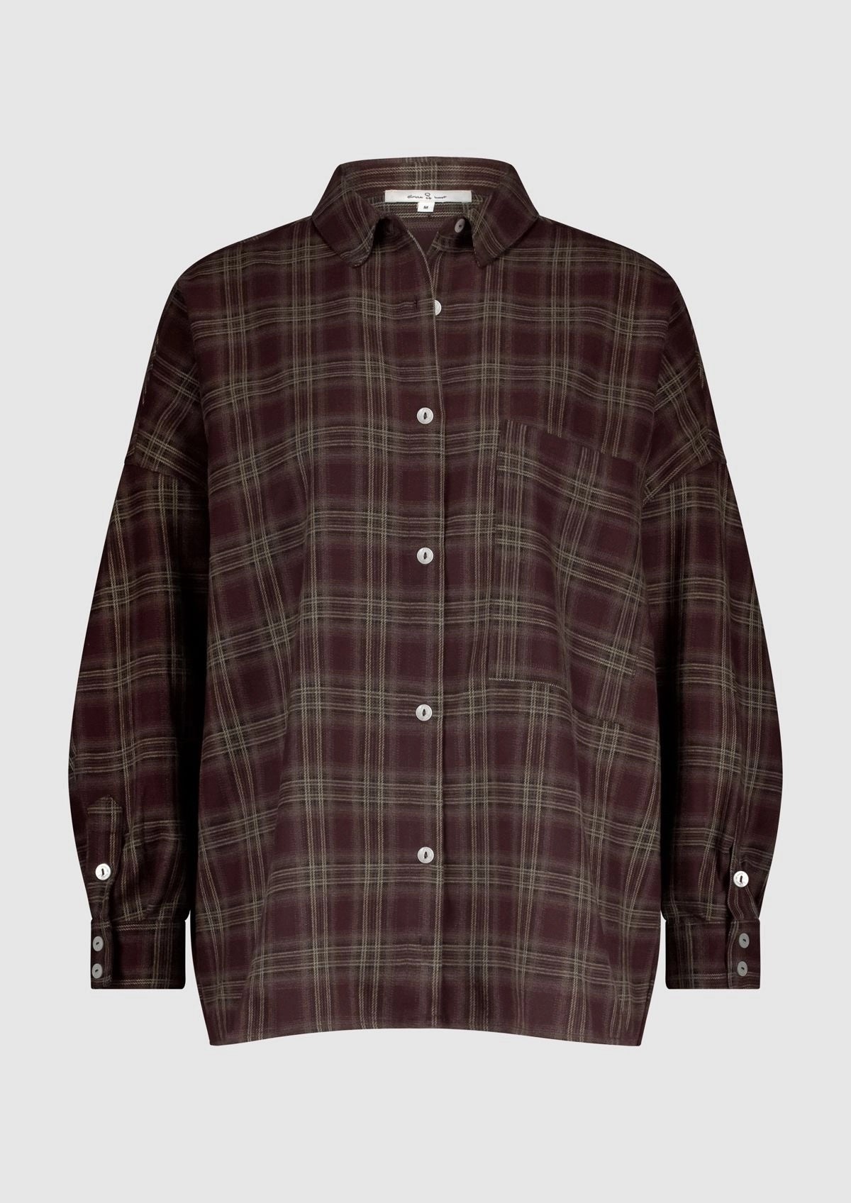 Drew Blouse 1004 Aubergine