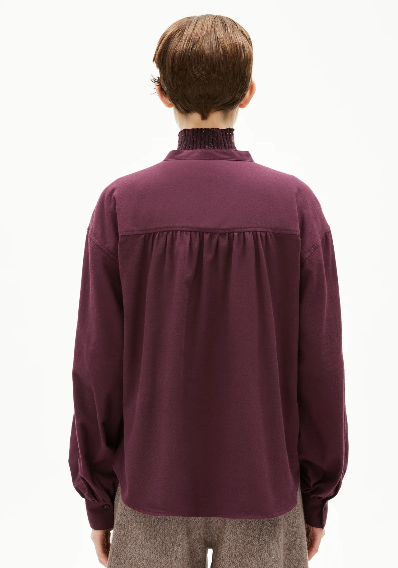 EFINARAA BRUSHED 3320 Dark Cranberry