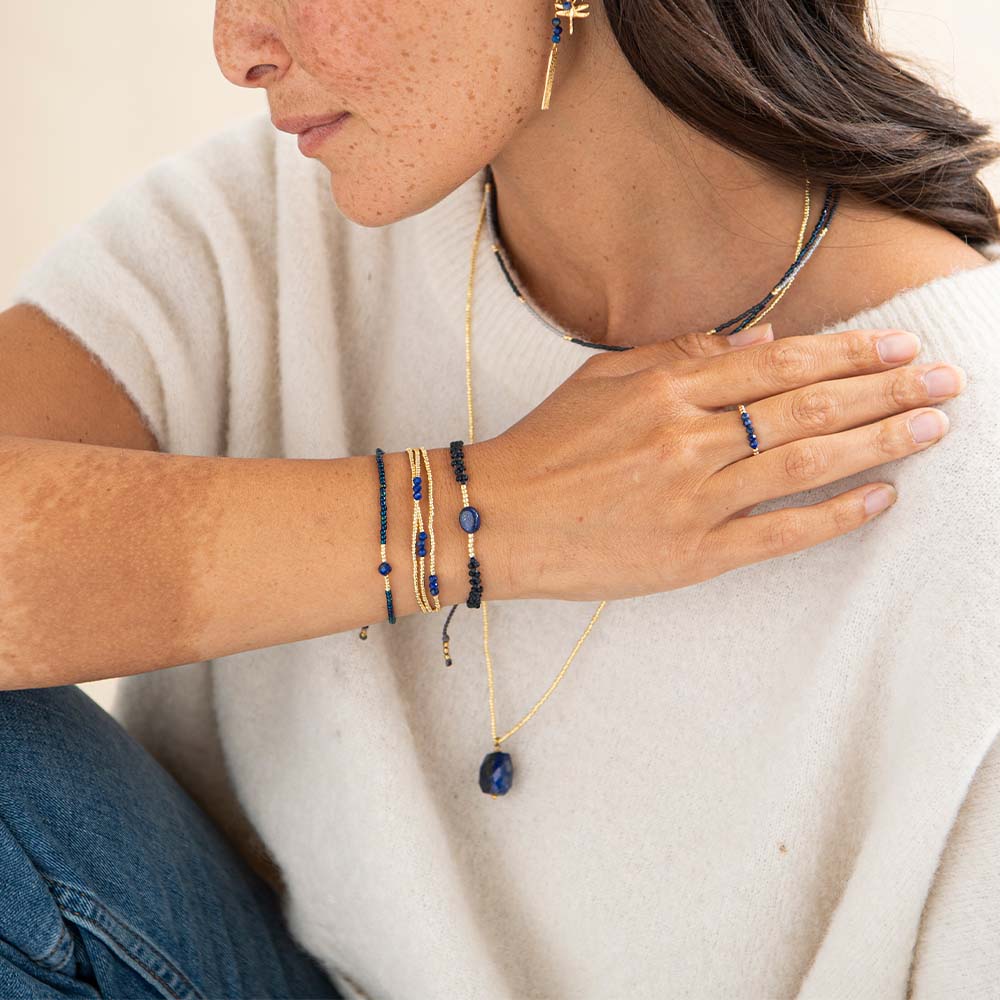 Emotion Lapis Lazuli Bracelet GC - LEEF mode en accessoires