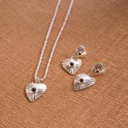 EmpowerGarnetSilverPlatedEarringsGarnet__3