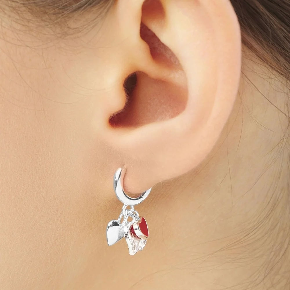 EndlessLoveearring1pcsSilverPlated__3