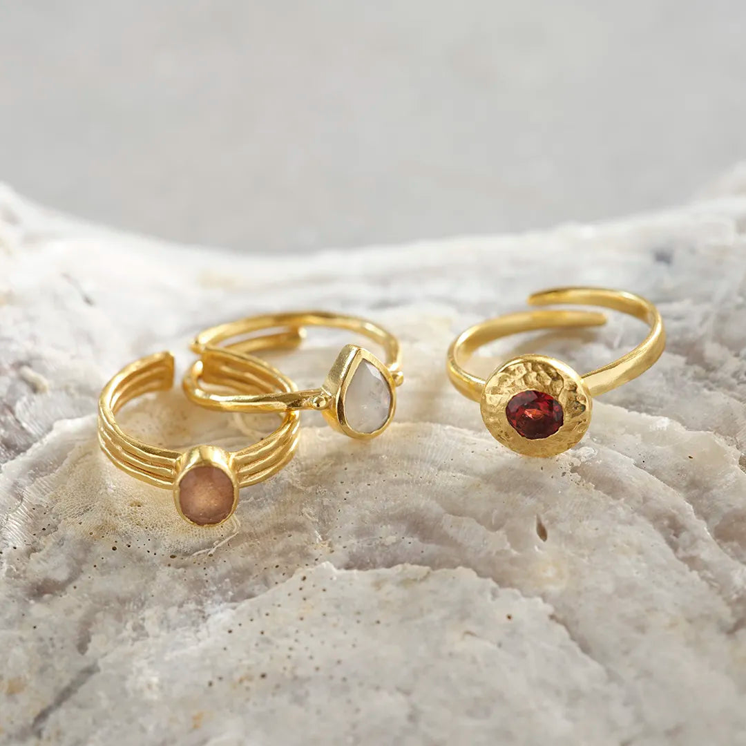 Enjoyment Ring Moonstone - LEEF mode en accessoires