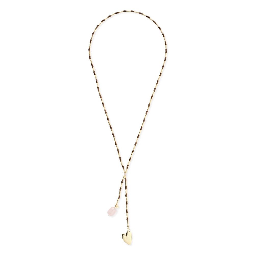 EntireRoseQuartzNecklaceRosequartz__1