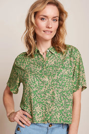 Evelina Blouse Paradis 271 Jasmin Green - LEEF mode en accessoires