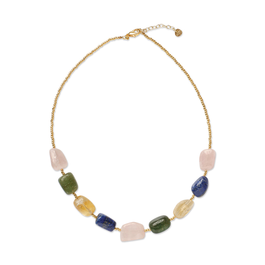 Excessive Rose Quartz Aventurine Lapis Citrine - LEEF mode en accessoires