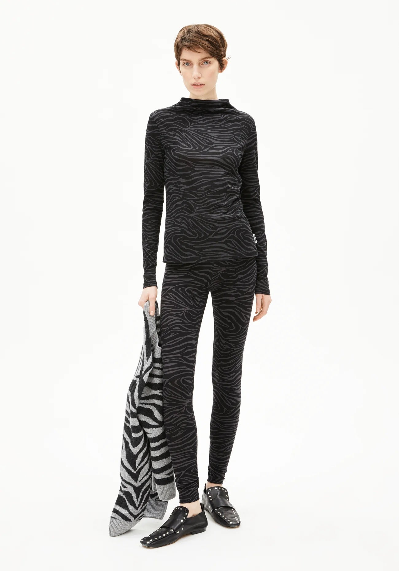 FARIBAA ZEBRARAA 105 Black - LEEF mode en accessoires