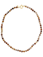 FIJNE GEMSTONE KETTING / AGAAT-MÊLÉE Agaat-Melee - LEEF mode en accessoires