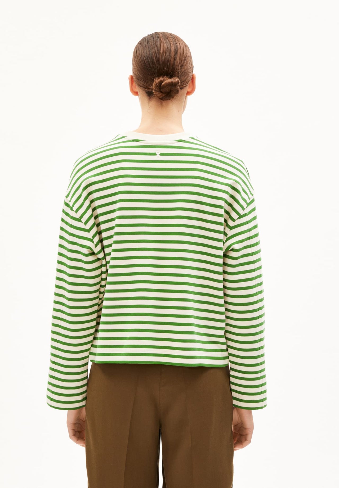 FRANKAA MAARLEN STRIPE 2907 Undyed-ivy green