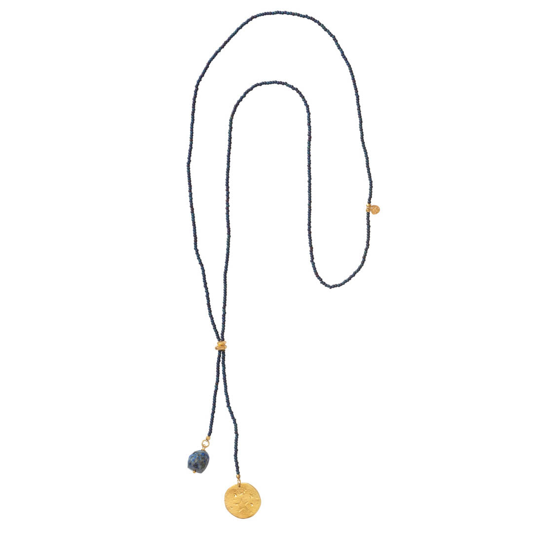 FairyBlueLapisLazuliGoldNecklaceLapisLazuli__1