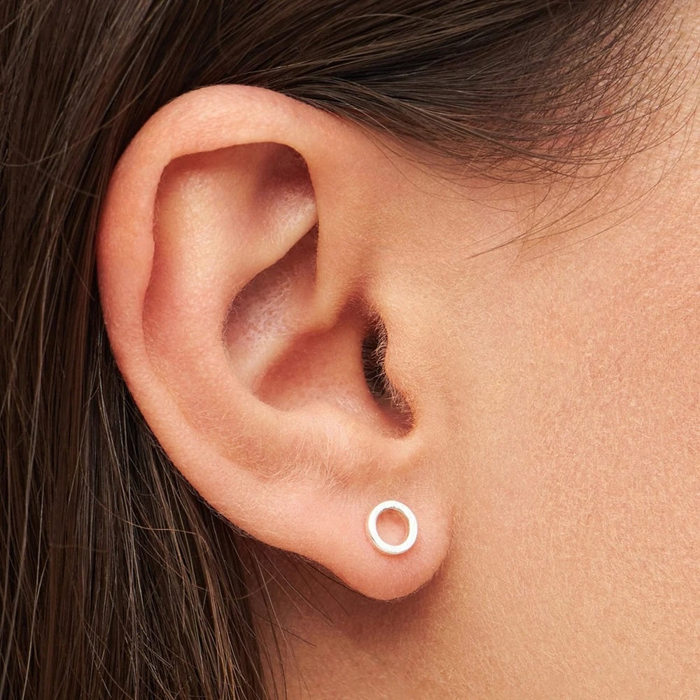 FamilyRoundEarringspairbrushedSilverPlated__3