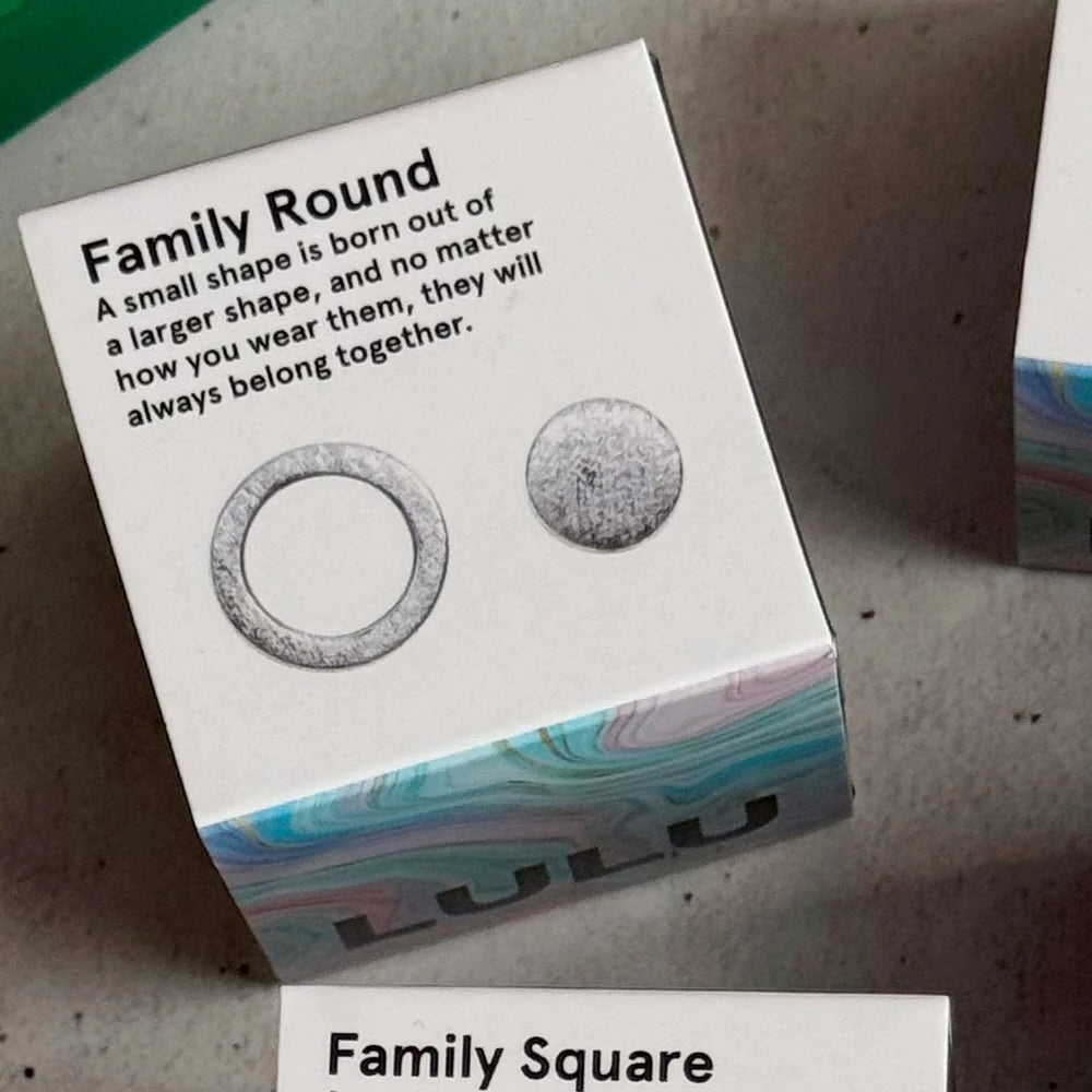 FamilyRoundEarringspairbrushedSilverPlated__6