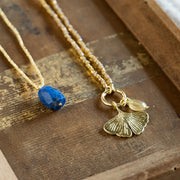 Fantastic Citrine Necklace Gold Plated Citrine - LEEF mode en accessoires