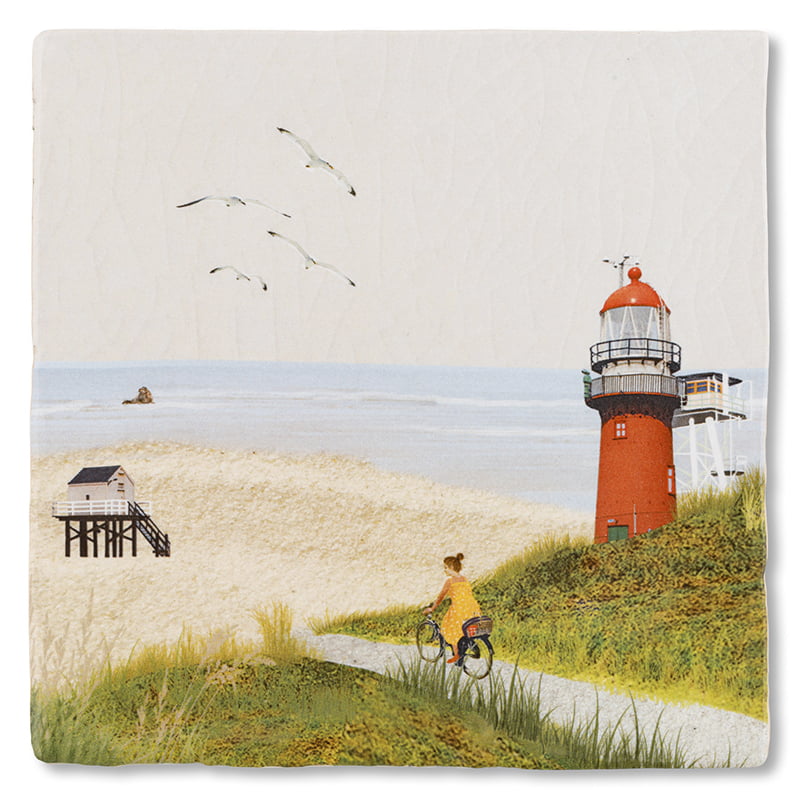 Fietsend op Vlieland 13 x 13 - LEEF mode en accessoires