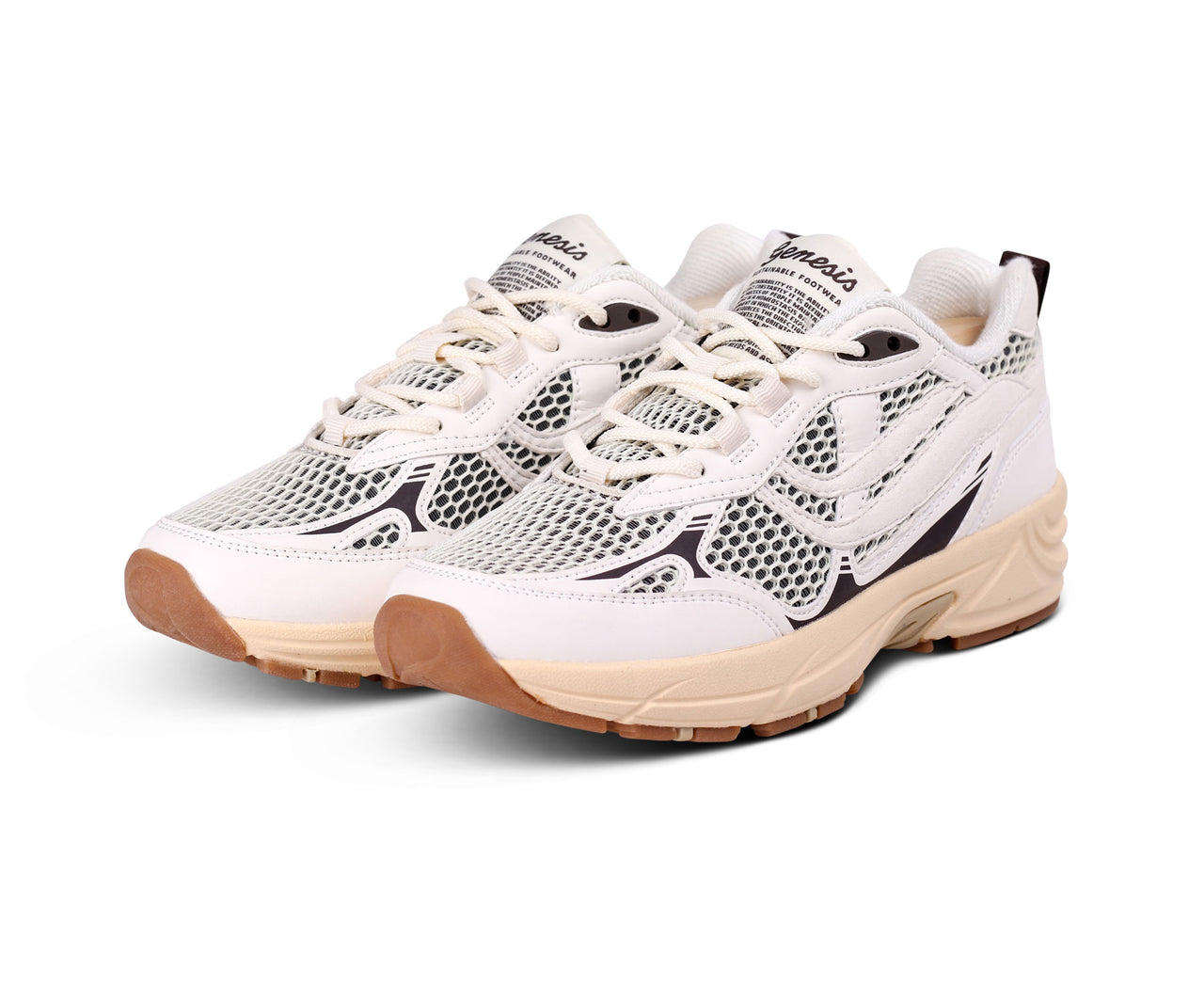 G-Eco '99 2-Tone Mesh White/Brown