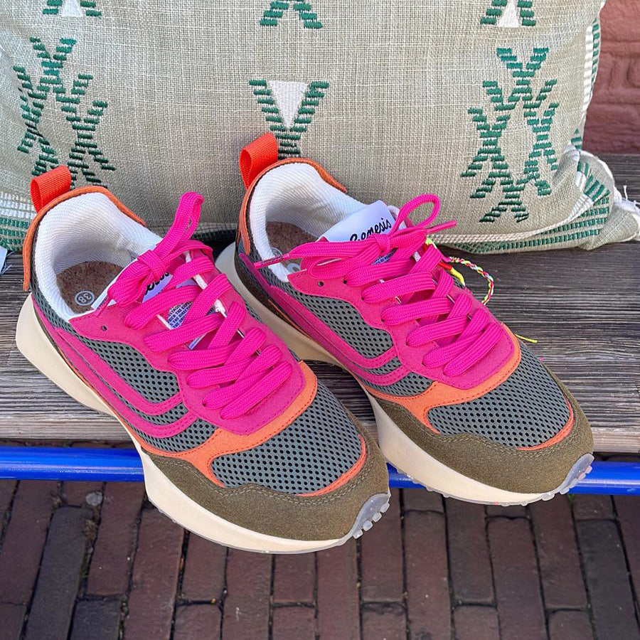 G-Marathon Colormixitall Olive/Pink/Orange - LEEF mode en accessoires