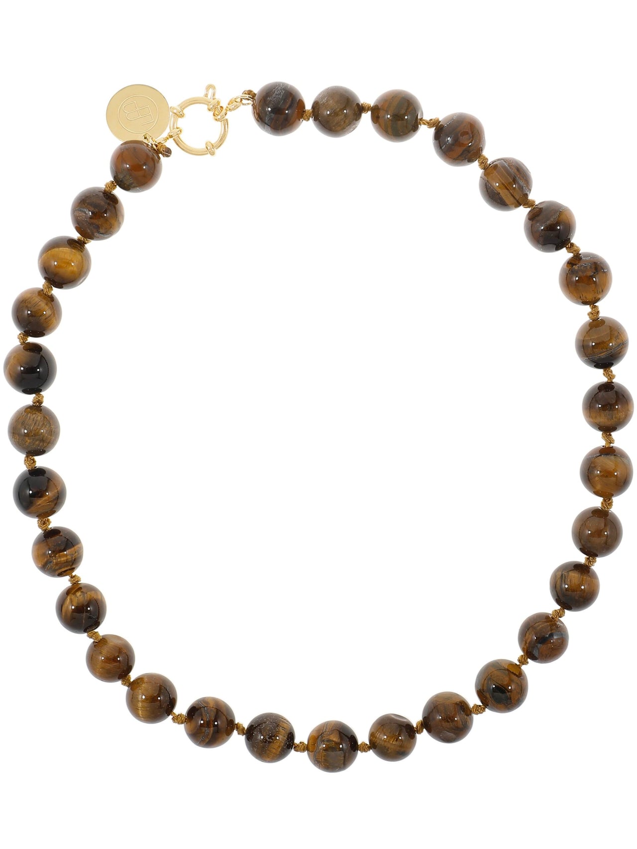 GEMSTONE KETTING  Bruin-Melee