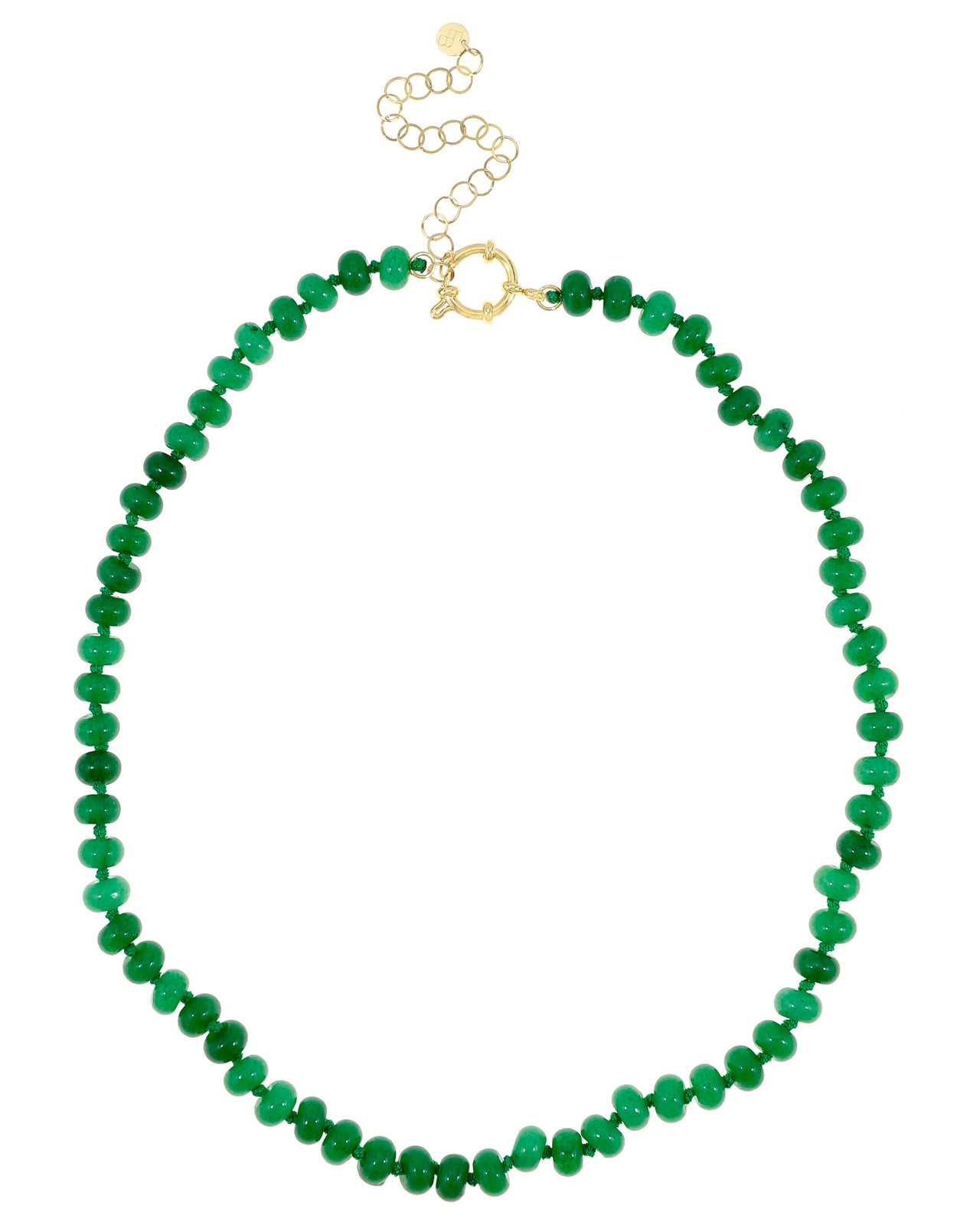 GEMSTONE KETTING FEL GROEN felgroen
