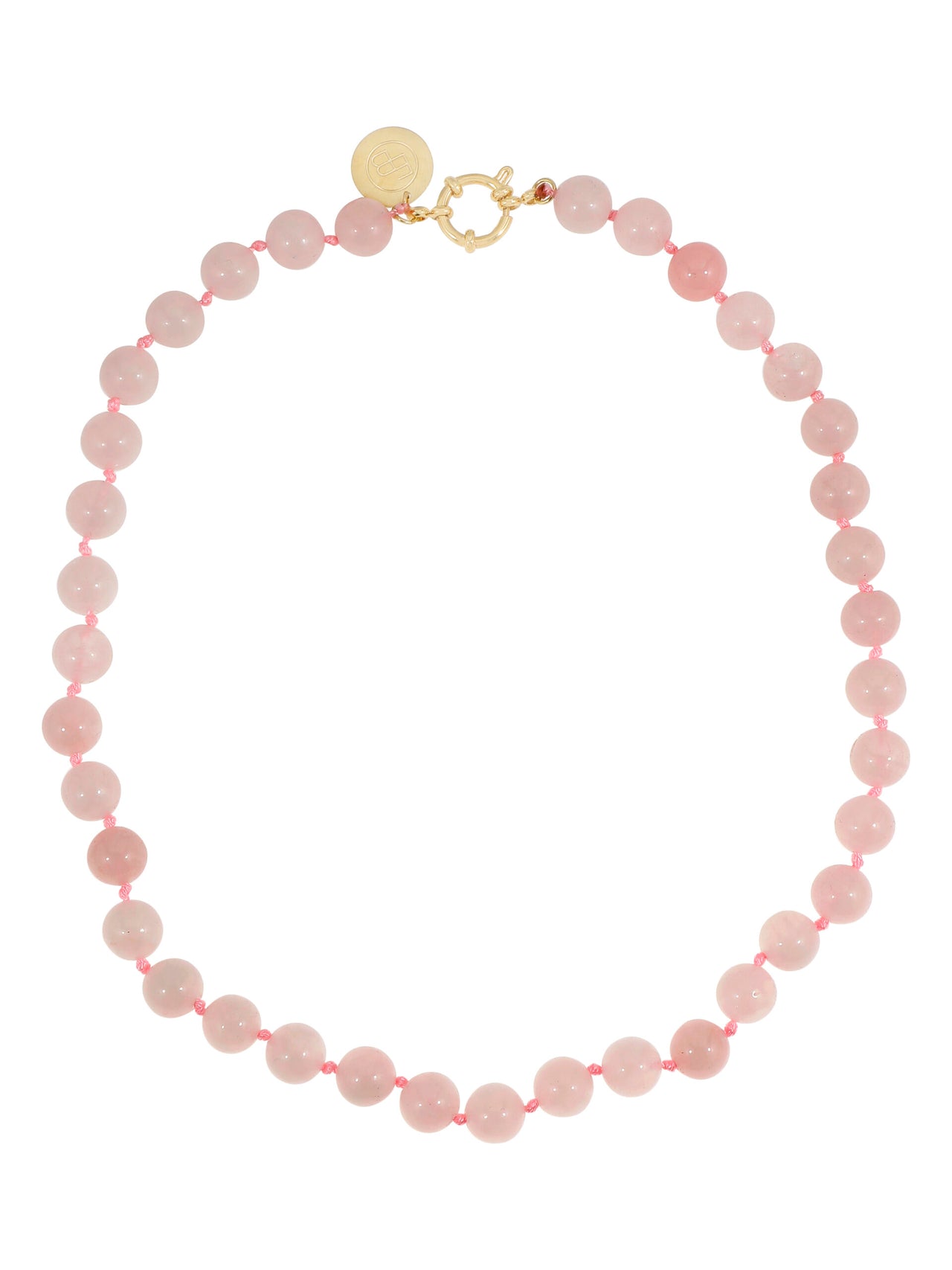 GEMSTONE KETTING LICHT ROZE licht roze