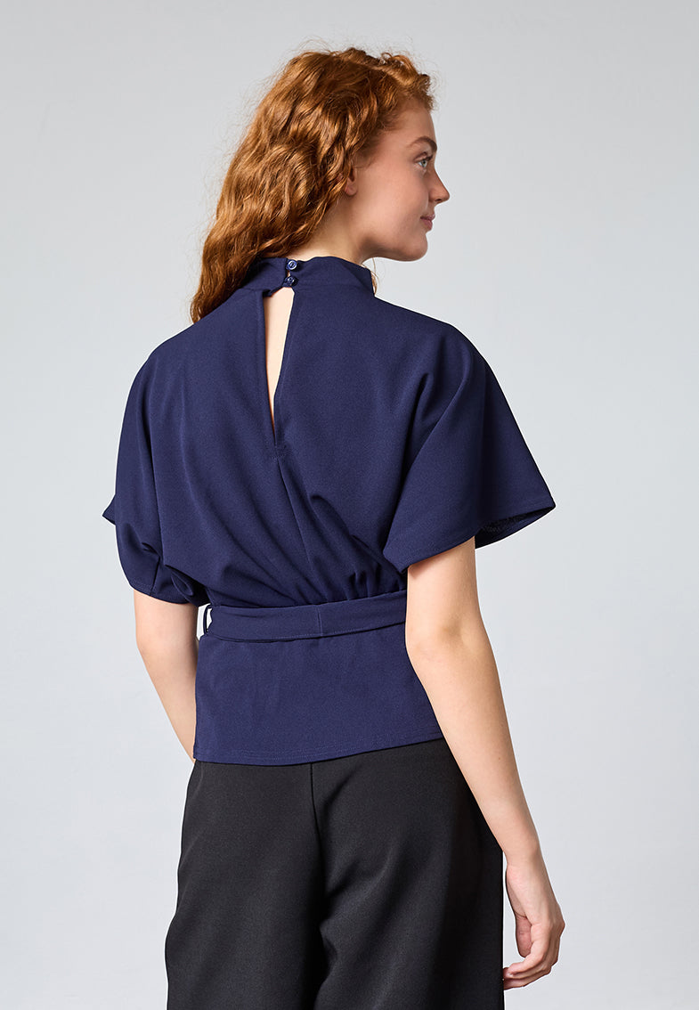 GIRL-TOP6 navy - LEEF mode en accessoires