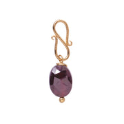 Garnet Faceted Gemstone Pendant GP - LEEF mode en accessoires