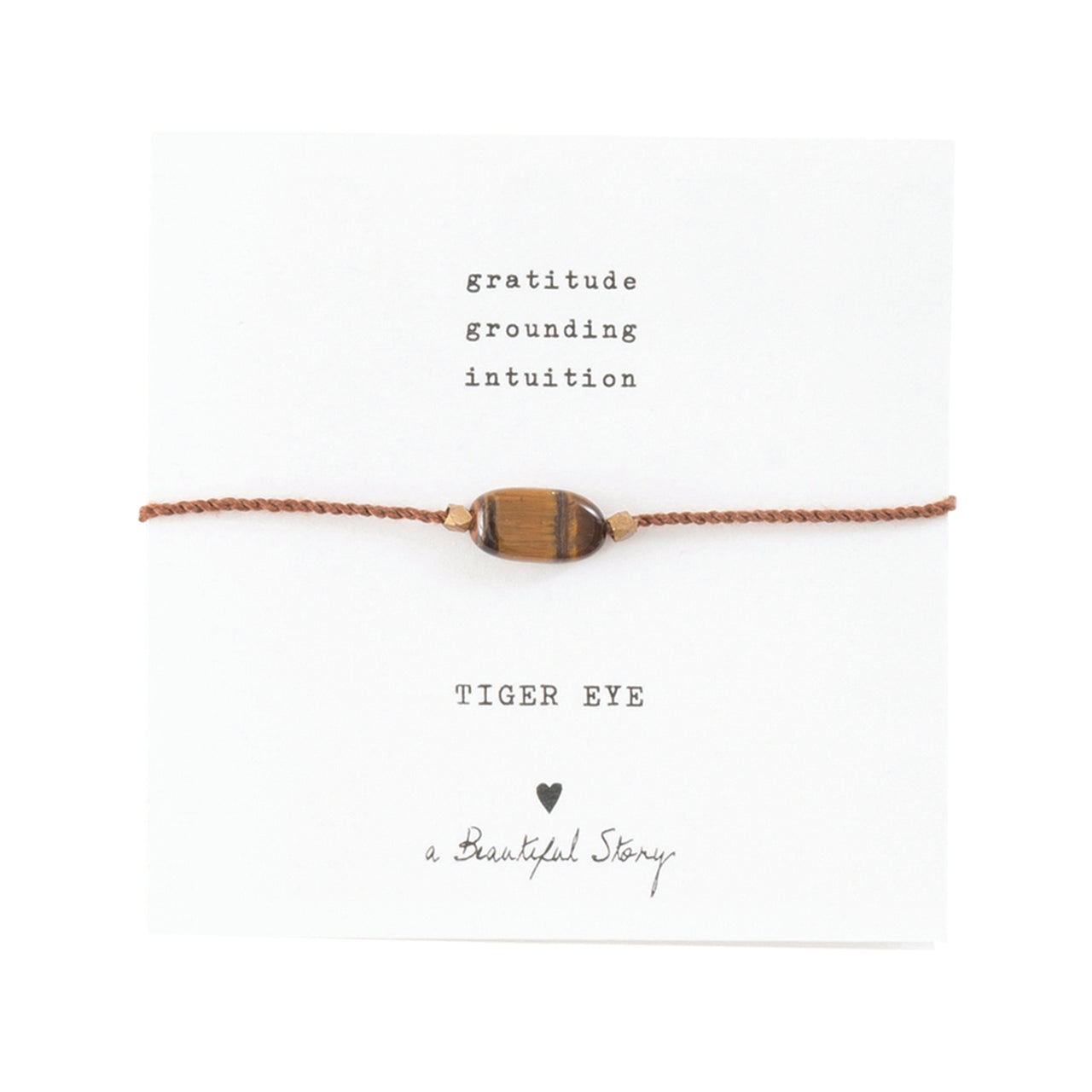 Gemstone Card Tiger Eye Tiger eye