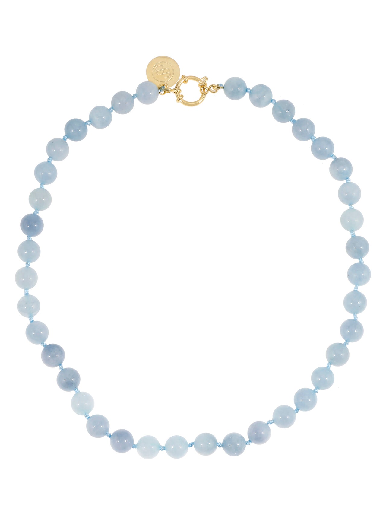 Gemstone ketting licht blauw
