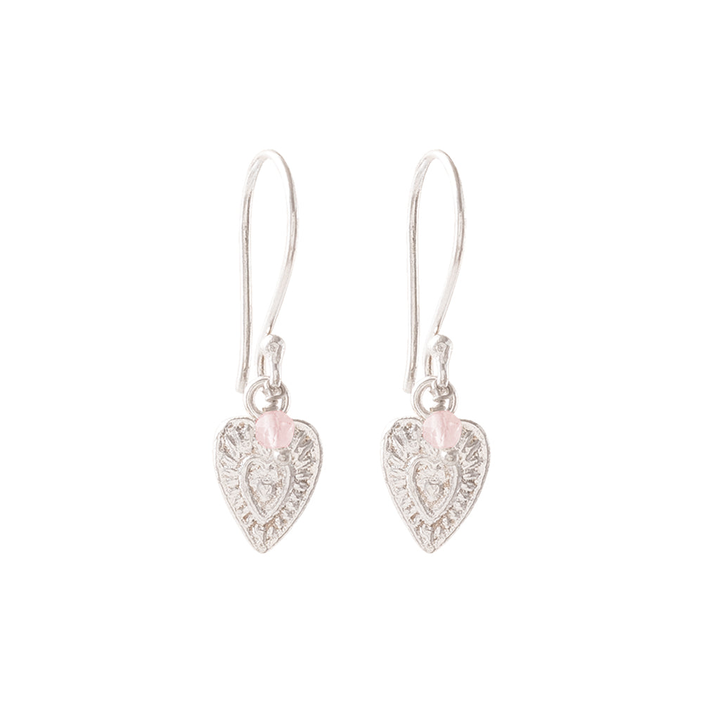 Generous Rose Quartz Earrings SP Rose quartz - LEEF mode en accessoires