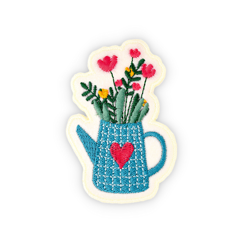 Gieter met boeket (broche) Gieter met Boeket (broche)