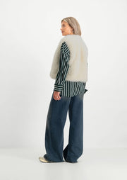 Giselle Gilet 1836 Cannoli Cream - LEEF mode en accessoires