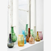Glass Vase Amber Yellow - LEEF mode en accessoires