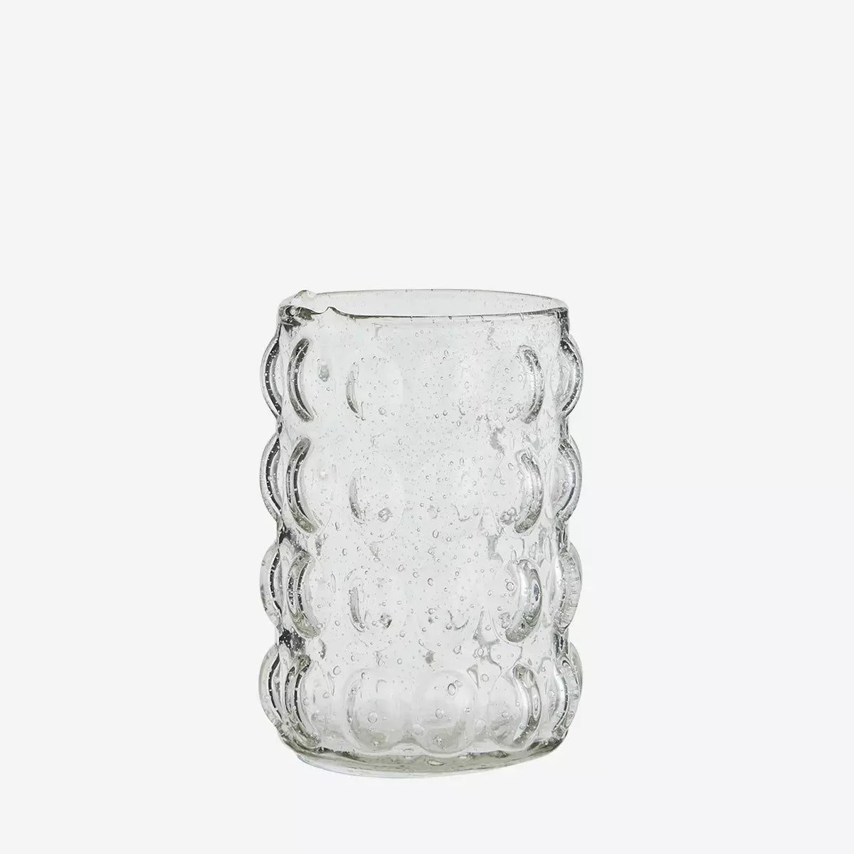 Glass Vase W/ Bubbles D:10x14cm Clear - LEEF mode en accessoires