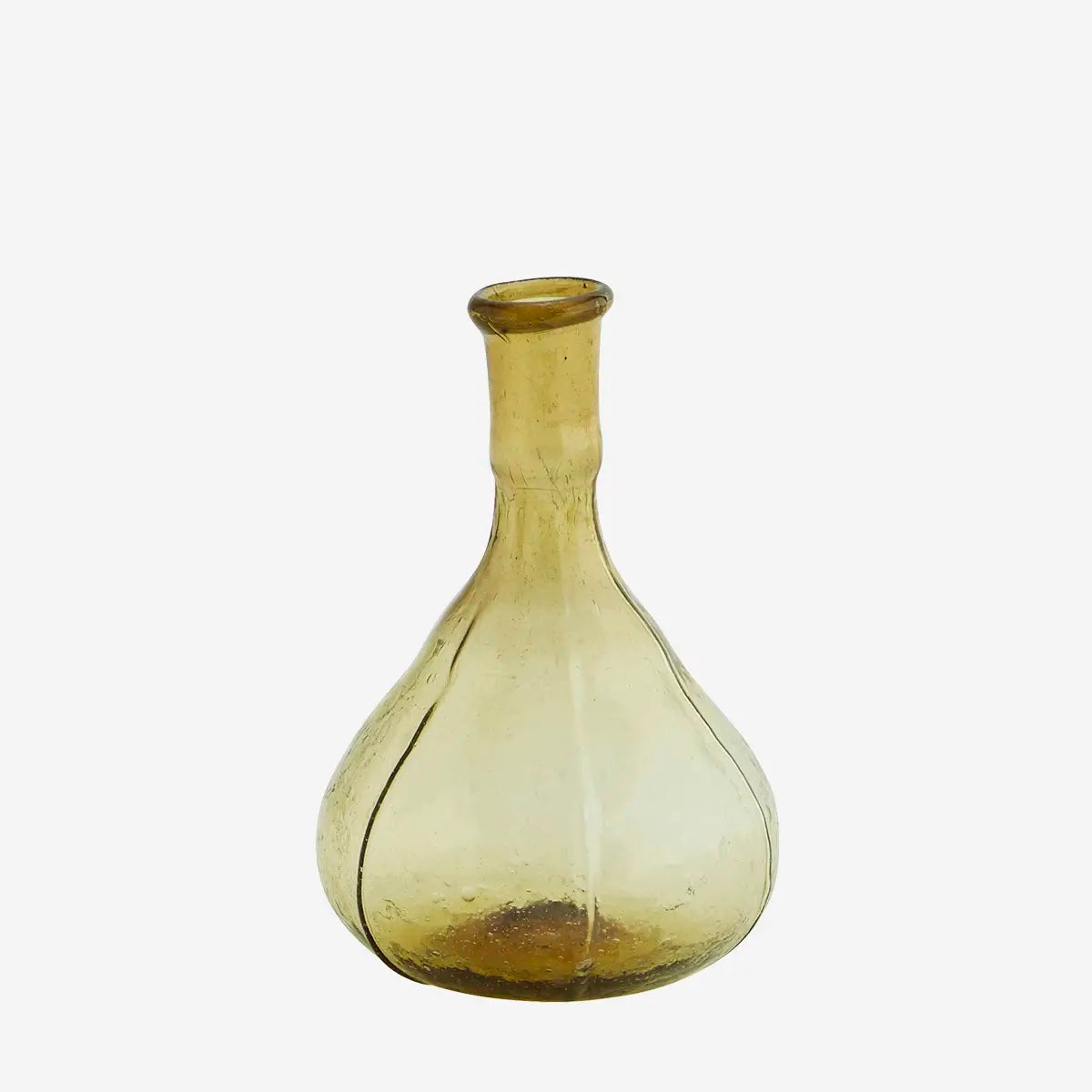 Glass Vase Yellow - LEEF mode en accessoires