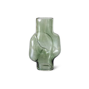 Gleam Glass High Vase Olive - LEEF mode en accessoires