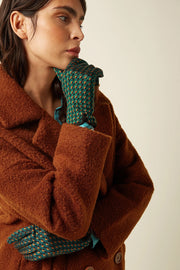 Glove Savoir botanical green - LEEF mode en accessoires