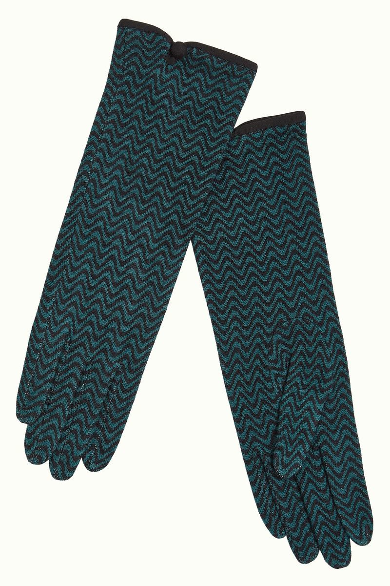 Gloves Long Teddy 216 Urban Green