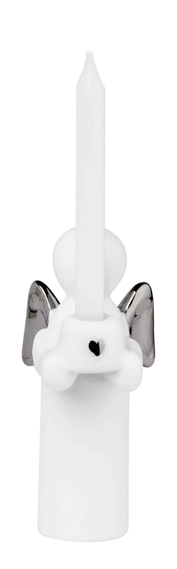 Guardian Angels Candle Silver Silver