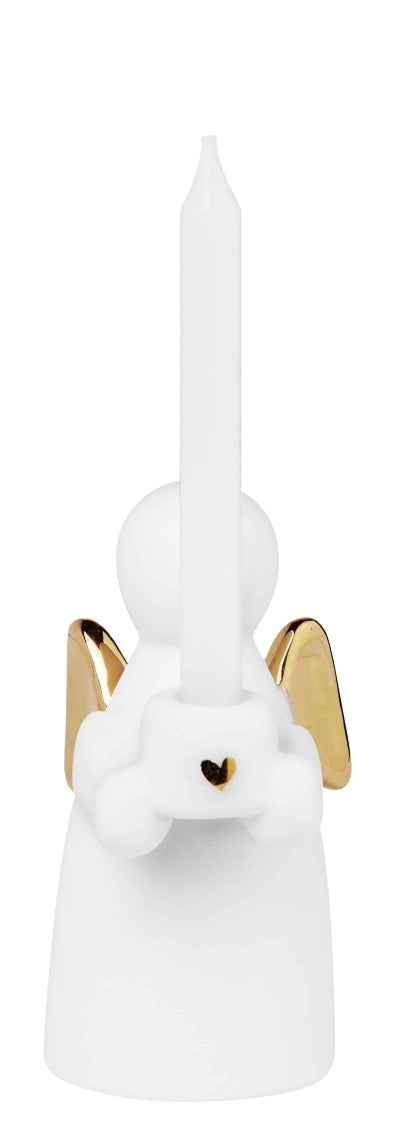 Guardian Angels candle gold Gold